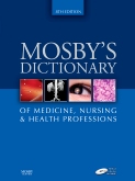 cover image - Mosby's Dictionary of Medicine, Nursing & Health Professions - Elsevier eBook on VitalSource,8th Edition