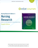 cover image - Nursing Research Online for Nursing Research (User's Guide and Access Code),7th Edition