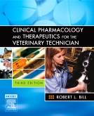 cover image - Clinical Pharmacology and Therapeutics for the Veterinary Technician - Elsevier eBook on VitalSource,3rd Edition