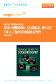 cover image - Clinical Guide to Ultrasonography - Elsevier eBook on VitalSource (Retail Access Card)