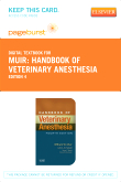 cover image - Handbook of Veterinary Anesthesia - Elsevier eBook on VitalSource (Retail Access Card)-,4th Edition