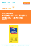 cover image - Mosby's PDQ for Surgical Technology - Elsevier eBook on VitalSource (Retail Access Card)