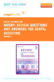 cover image - Review Questions and Answers for Dental Assisting - Elsevier eBook on VitalSource (Retail Access Card)