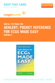 cover image - Pocket Reference for ECGs Made Easy - Elsevier eBook on VitalSource (Retail Access Card),4th Edition