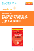 cover image - Handbook of Home Health Standards - Revised Reprint - Pageburst E-Book on VitalSource (Retail Access Card),5th Edition