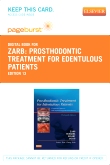 cover image - Prosthodontic Treatment for Edentulous Patients - Elsevier eBook on VitalSource (Retail Access Card),13th Edition