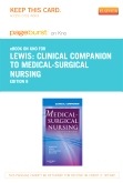 cover image - Clinical Companion to Medical-Surgical Nursing - Elsevier eBook on Intel Education Study (Retail Access Card),8th Edition