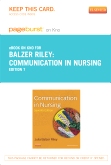 cover image - Communication in Nursing - Elsevier eBook on Intel Education Study (Retail Access Card),7th Edition