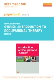 cover image - Introduction to Occupational Therapy - Elsevier eBook on Intel Education Study (Retail Access Card),4th Edition