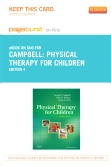 cover image - Physical Therapy for Children - Elsevier eBook on Intel Education Study (Retail Access Card),4th Edition
