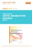 cover image - Rehabilitation Research - Elsevier eBook on Intel Education Study (Retail Access Card),4th Edition