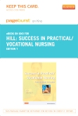 cover image - Success in Practical/Vocational Nursing - Elsevier eBook on Intel Education Study (Retail Access Card),7th Edition