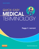cover image - Quick & Easy Medical Terminology - Elsevier eBook on Intel Education Study,7th Edition