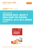 cover image - Mosby's Drug Guide for Nursing Students, with 2014 Update - Pageburst on Kno (Retail Access Card),10th Edition