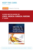 cover image - Elsevier Adaptive Quizzing for Lewis Medical-Surgical Nursing (36-Month) (Retail Access Card),9th Edition