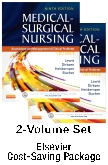 cover image - Medical-Surgical Nursing - Two-Volume Text and Elsevier Adaptive Quizzing Package,9th Edition