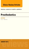 Prosthodontics, An Issue of Dental Clinics