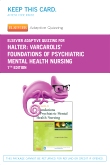 cover image - Elsevier Adaptive Quizzing for Halter Varcarolis' Foundations of Psychiatric Mental Health Nursing (Retail Access Card),7th Edition