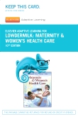 cover image - Elsevier Adaptive Learning for Maternity and Women's Health Care (Access Card),10th Edition