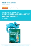 cover image - Elsevier Adaptive Learning for Pharmacology and the Nursing Process (Access Card),7th Edition