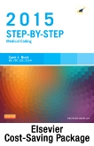 cover image - Step-by-Step Medical Coding 2015 Edition - Text, Workbook, 2015 ICD-9-CM for Hospitals, Volumes 1, 2, & 3 Professional Edition, 2015 HCPCS Standard Edition and AMA 2015 CPT Professional Edition Package