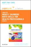 cover image - Saunders Math Skills for Health Professions - Elsevier eBook on VitalSource (Retail Access Card),2nd Edition