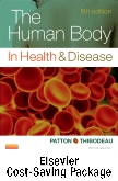 cover image - The Human Body in Health and Disease - Text and Elsevier Adaptive Quizzing Package,6th Edition