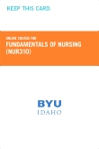 cover image - Fundamentals of Nursing Course Fee (NUR310)