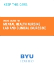 cover image - Mental Health Nursing Lab and Clinical Course Fee (NUR323C CF)