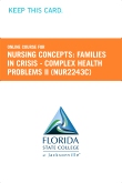 cover image - Nursing Concepts: Families in Crisis - Complex Health Problems II Retail Card (NUR2243C RC)