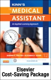 cover image - Kinn's The Medical Assistant - Elsevier Adatpive Learning and Elsevier Adaptive Quizzing Package,12th Edition