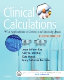 cover image - Clinical Calculations - Elsevier eBook on VitalSource,8th Edition