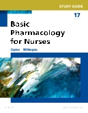 cover image - Study Guide for Basic Pharmacology for Nurses,17th Edition
