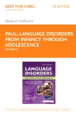 cover image - Language Disorders from Infancy Through Adolescence - Elsevier eBook on VitalSource (Retail Access Card),5th Edition