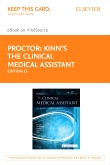 cover image - Kinn's The Clinical Medical Assistant – Elsevier eBook on VitalSource (Retail Access Card),13th Edition
