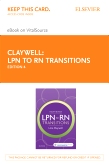cover image - LPN to RN Transitions - Elsevier eBook on VitalSource (Retail Access Card),4th Edition