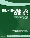cover image - ICD-10-CM/PCS Coding: Theory and Practice, 2017 Edition - Elsevier eBook on VitalSource
