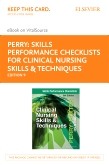 cover image - Skills Performance Checklists for Clinical Nursing Skills & Techniques - Elsevier E-book on VitalSource (Retail Access Card),9th Edition