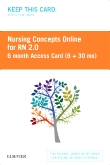 cover image - Nursing Concepts Online for RN 2.0 6 month Access Card (6 + 30 month) BY SUBSCRIPTION ONLY,2nd Edition