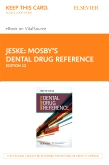 cover image - Mosby's Dental Drug Reference - Elsevier eBook on VitalSource (Retail Access Card),12th Edition