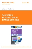 cover image - Saunders Nursing Drug Handbook 2018 - Elsevier eBook on VitalSource (Retail Access Card)
