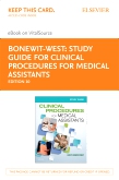 cover image - Study Guide for Clinical Procedures for Medical Assistants - Elsevier eBook on VitalSource (Retail Access Card),10th Edition