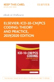 cover image - ICD-10-CM/PCS Coding: Theory and Practice, 2019/2020 Edition Elsevier eBook on VitalSource (Retail Access Card)
