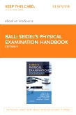 cover image - Seidel's Physical Examination Handbook - Elsevier eBook on VitalSource (Retail Access Card),9th Edition