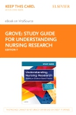 cover image - Study Guide for Understanding Nursing Research Elsevier eBook on VitalSource (Retail Access Card),7th Edition