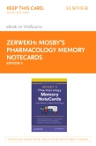 cover image - Mosby's Pharmacology Memory NoteCards - Elsevier eBook on VitalSource (Retail Access Card),5th Edition