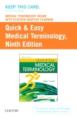 Medical Terminology Online with Elsevier Adaptive Learning for Quick & Easy Medical Terminology (Access Card)