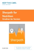 cover image - Sherpath for Nutrition (Grodner Version) - Access Card,6th Edition