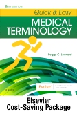 Medical Terminology Online with Elsevier Adaptive Learning for Quick & Easy Medical Terminology (Access Code and Textbook Package)