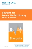 cover image - Sherpath for Mental Health Nursing (Halter Version) - Access Card,8th Edition